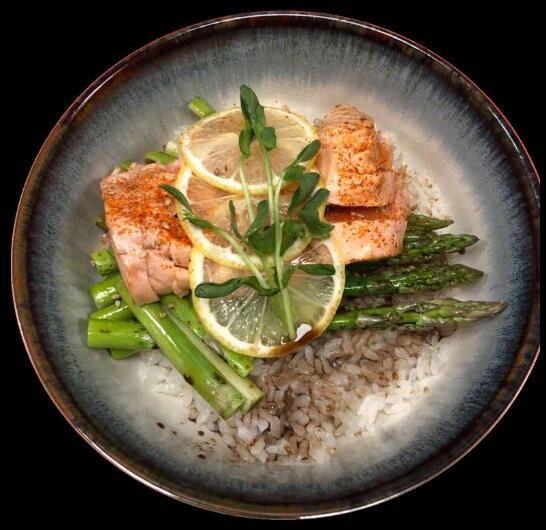Grilled Salmon Don